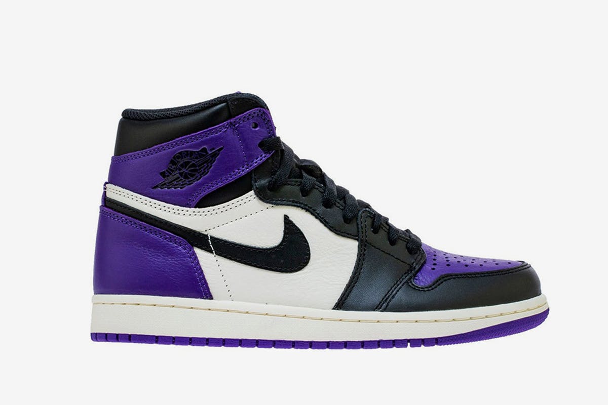 black purple green jordans